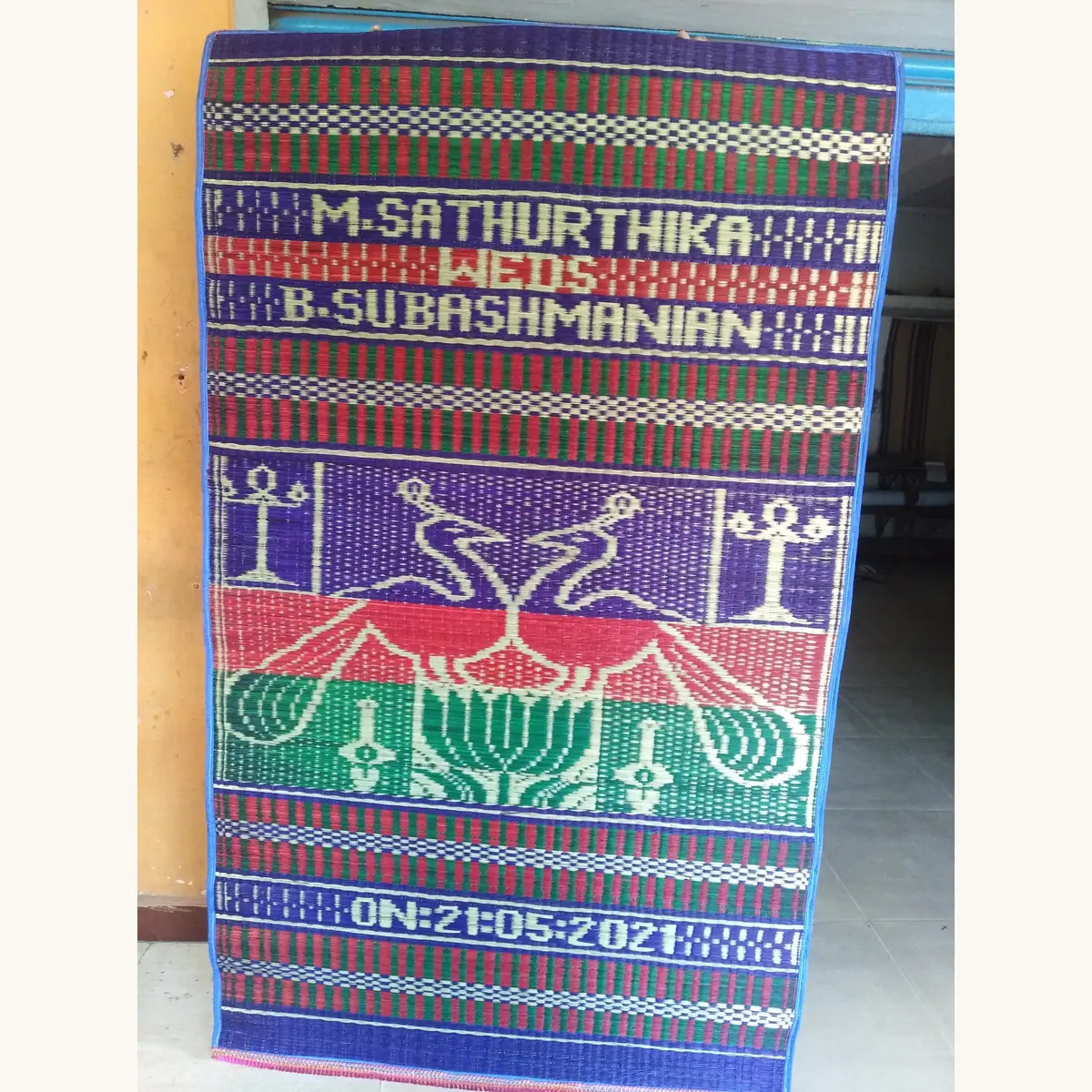 Marriage Mats Peacock Design Order Only SM-79
