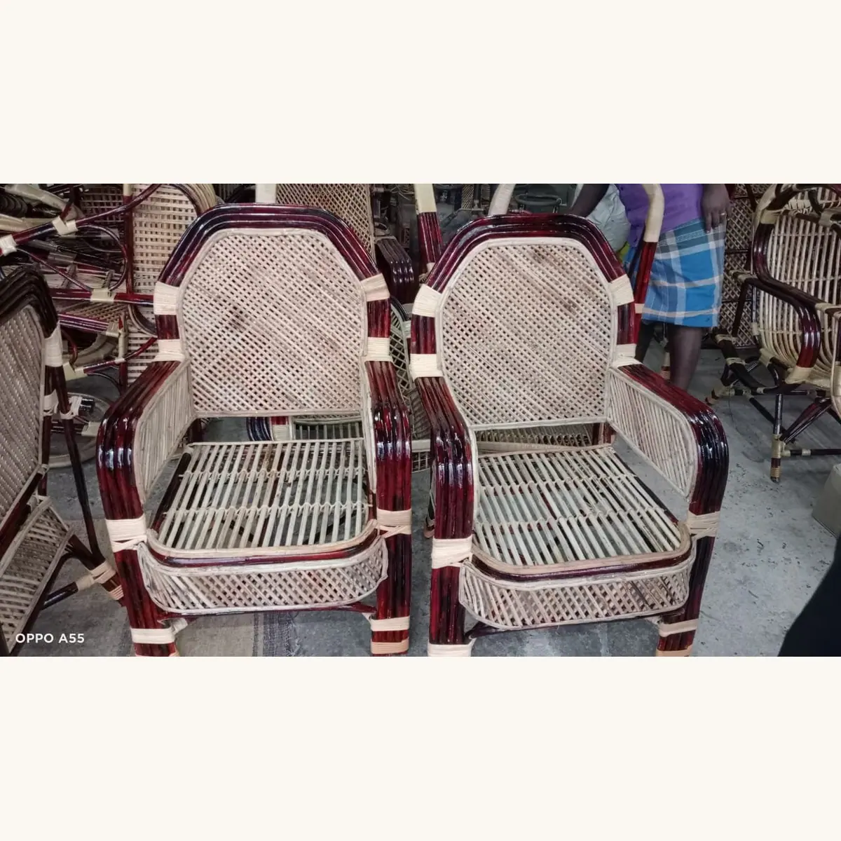 Rattan Bamboo Sofa Single Seater per piece only SM-54