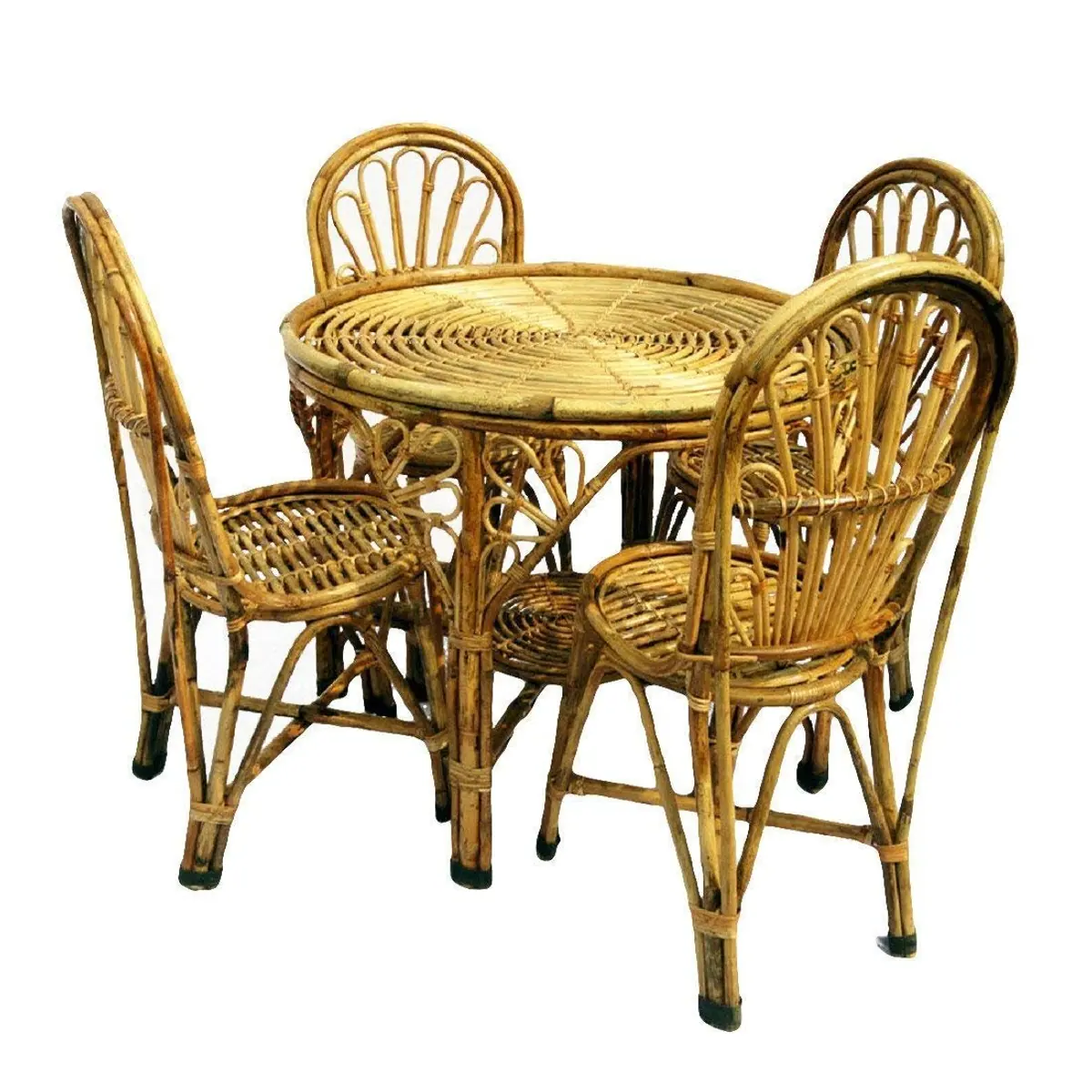 Raytan Bamboo Dinning Set 4 seater With Table SM-100