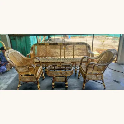 Raytan Bamboo Super 4 seater Sofa With 2 chairs And 1 Table SM-113