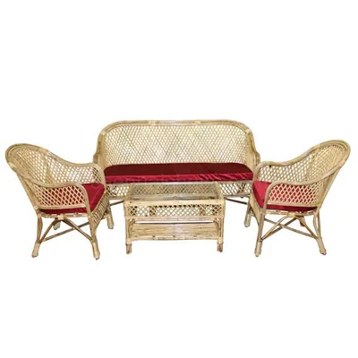 Raytan Bamboo Super Sofa Set with 2 Seater And 1 Table SM-89