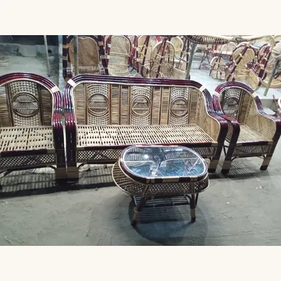 Raytan Bamboo ultra Special sofa set 3 Seater Sofa With 2 Chairs And 1 Table